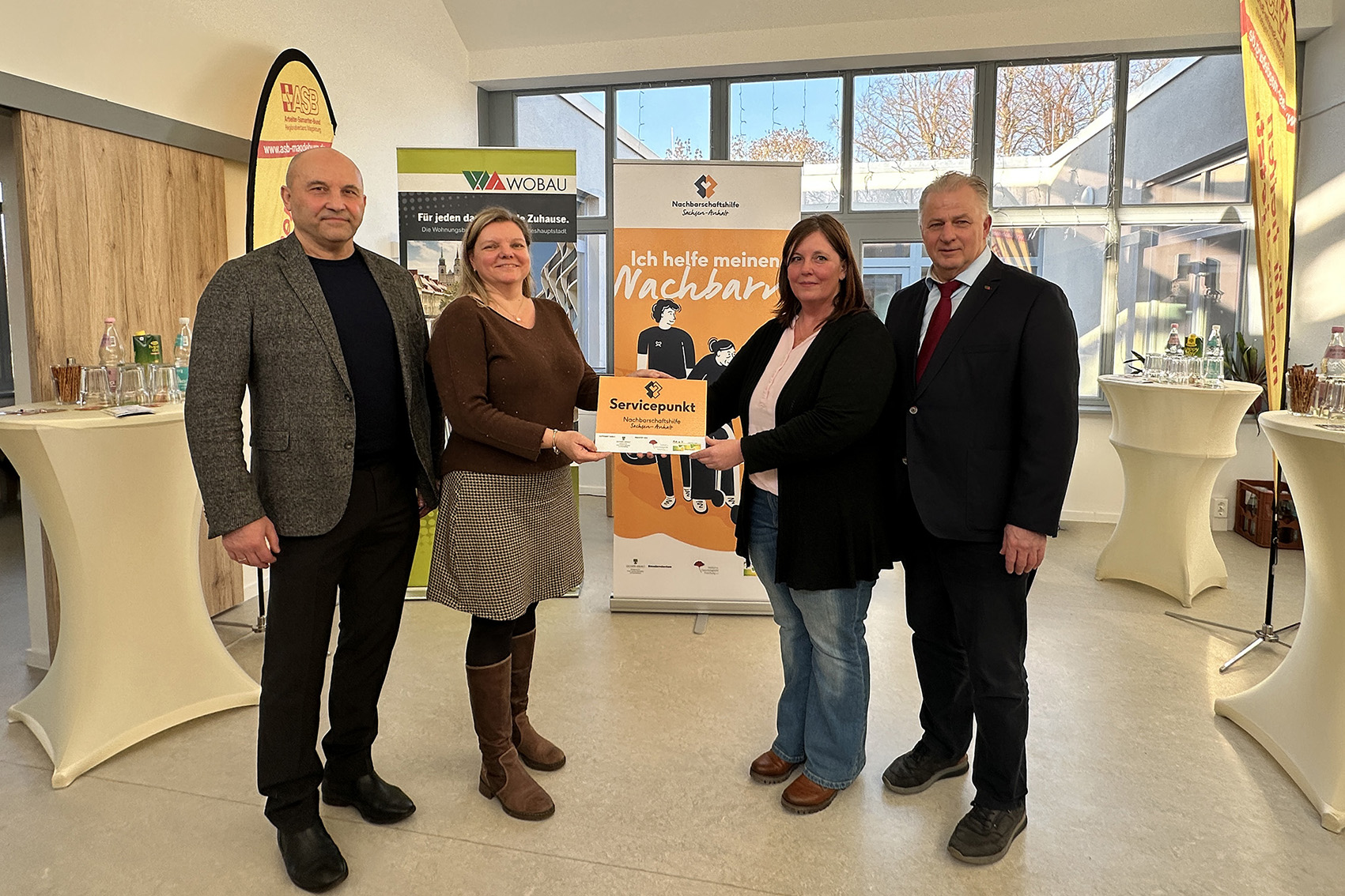 Erster Servicepunkt für Nachbarschaftshilfe eröffnet