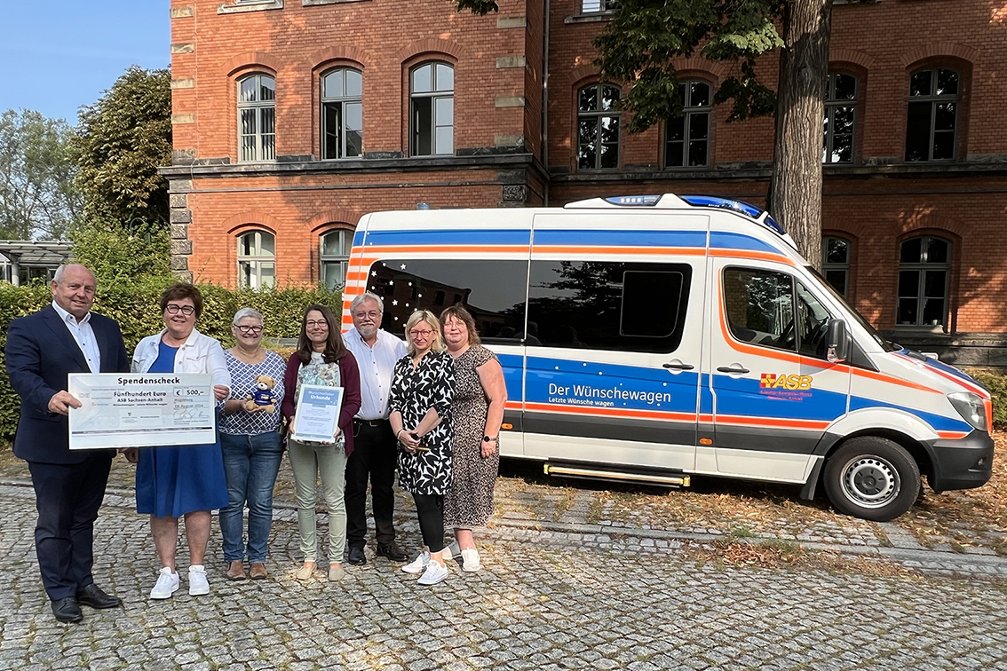 Erlös des Sommerfestes geht an den Wünschewagen